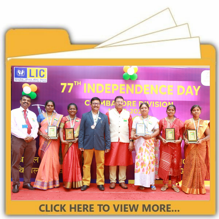 Team Vision India Insurance  Honoring On 77th Independence Day Celebration At Divisional Office